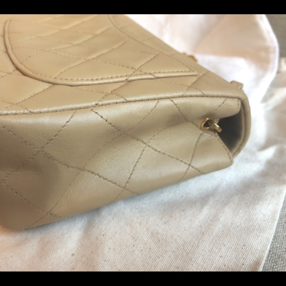 Vintage CHANEL Lambskin Mini Square Flap - Picture 4 of 8